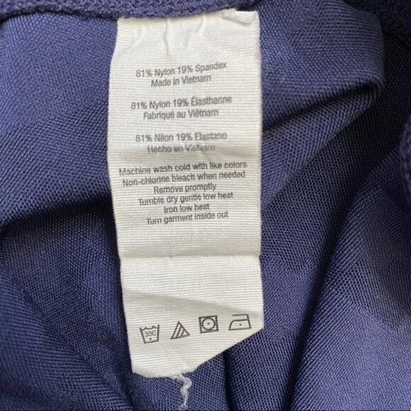 Alo Yoga Navy Airbrush Capri Engineered Print‎ S - Picture 11 of 11